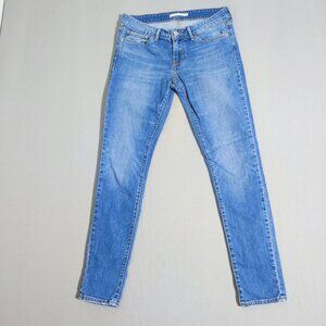 Levis 711 jeans women's W28/L32(29) medium washed denim blue skinny straight